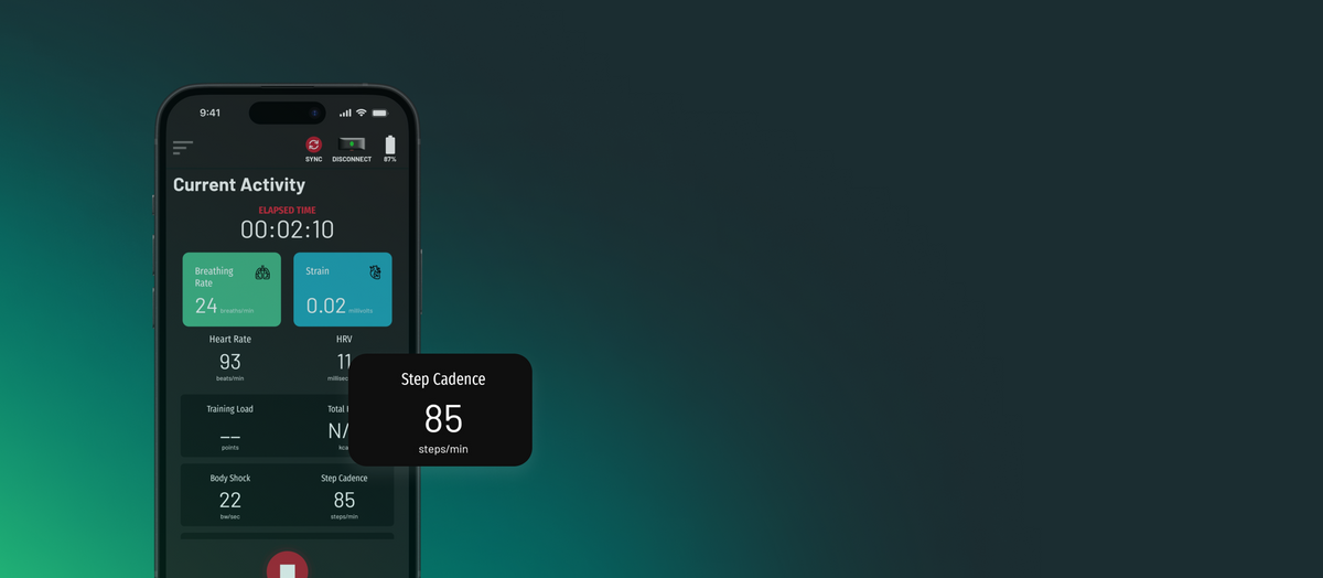 Cadence Step File Step Cadence Tracking for Runners | Frontier X2